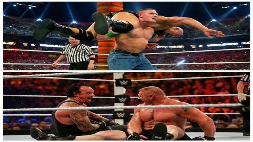 From Rock Cena To Lesnar Undertaker Here Are The Top 5 WWE Matches Of