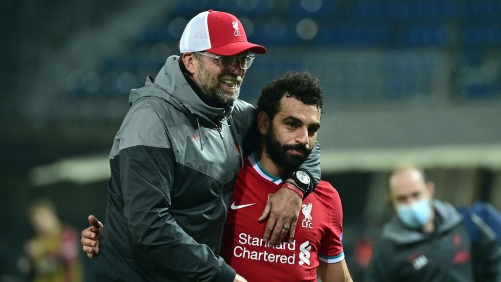 Jurgen Klopp and Salah