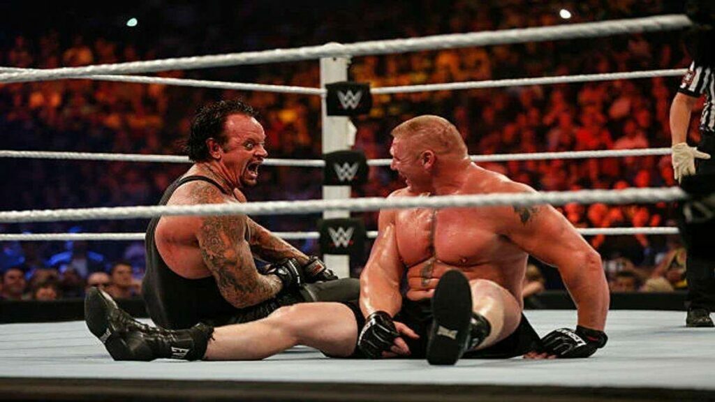 brock vs taker