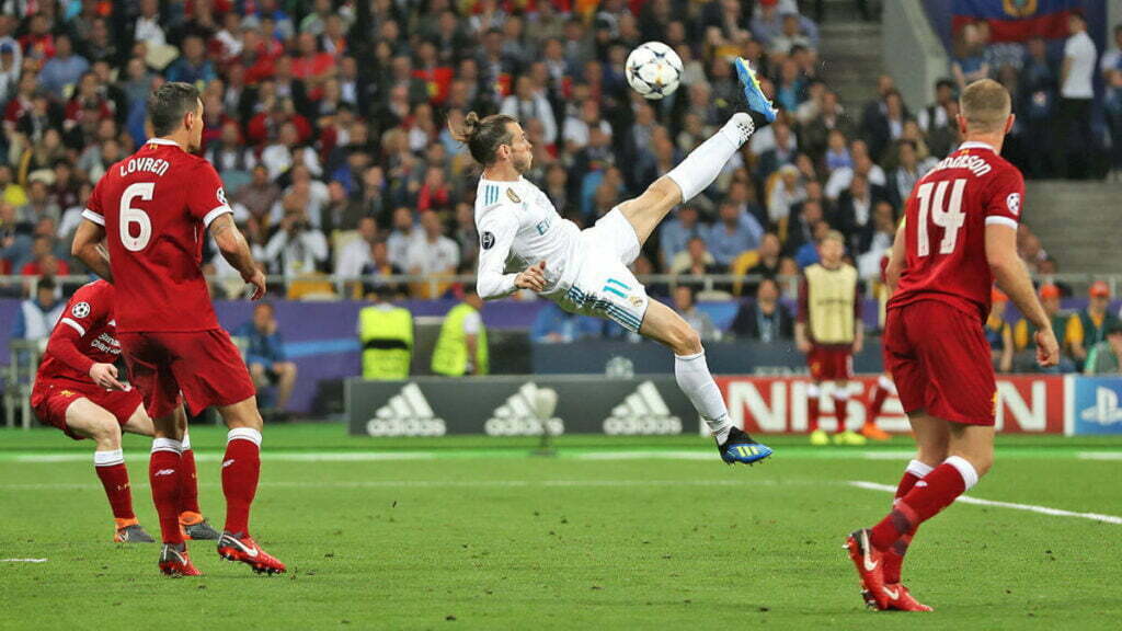 Gareth bale bicycle kick