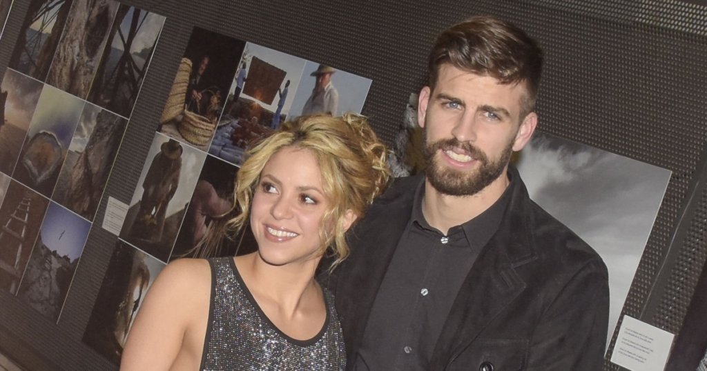 Shakira with her ex boyfriend