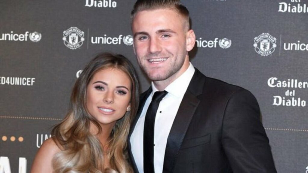 Luke Shaw and Anoushka