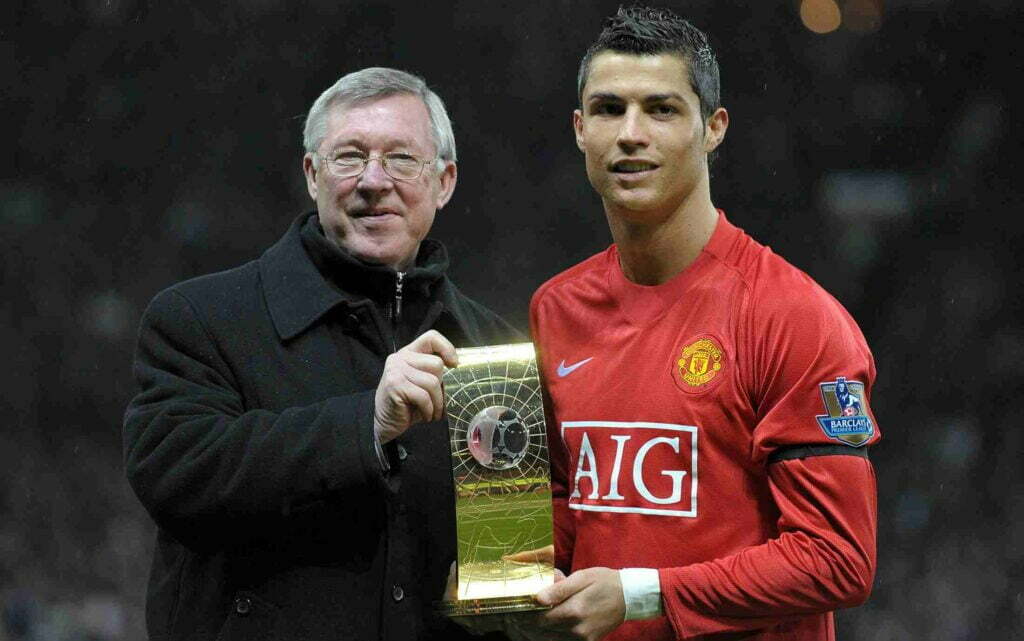 Cristiano Ronaldo and Sir Alex Ferguson