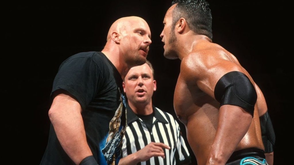 The Rock vs Stone Cold Steve Austin