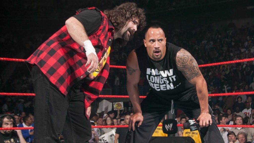 WWE The Rock Mick Foley