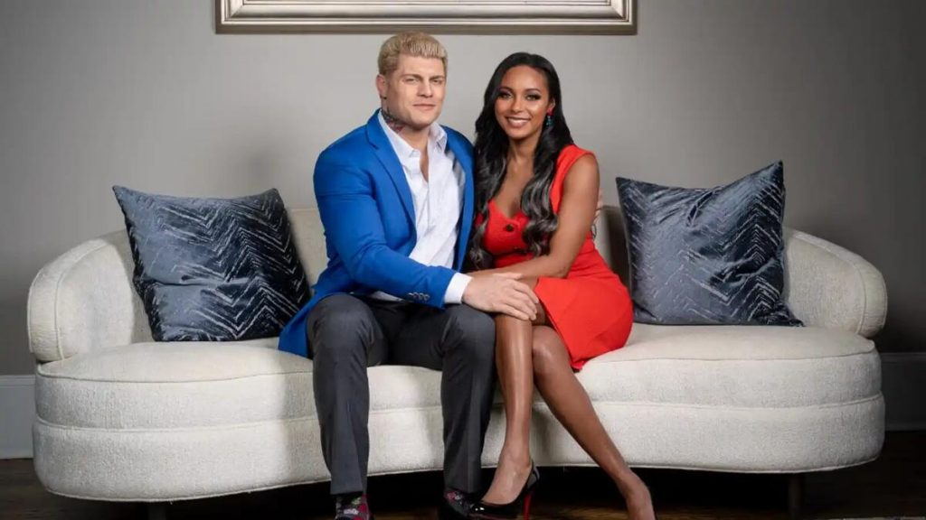 Brandi Rhodes with Cody Rhodes