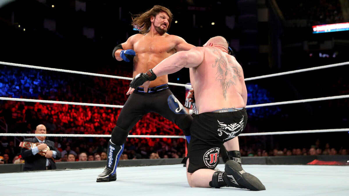 lesnar vs styles