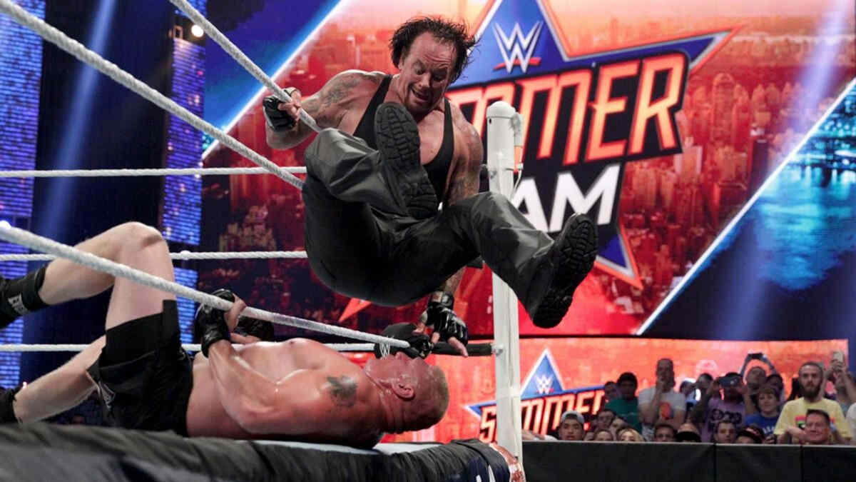 undertaker vs lesnar