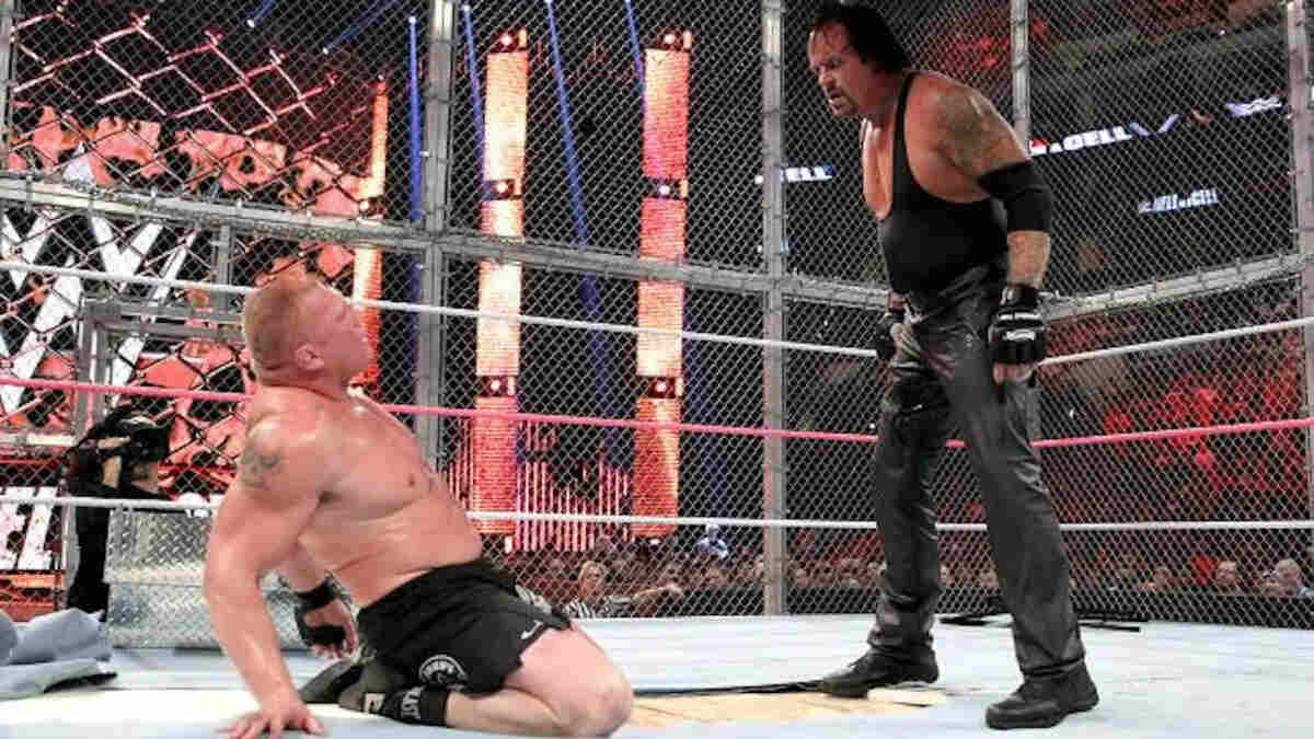 lesnar vs taker