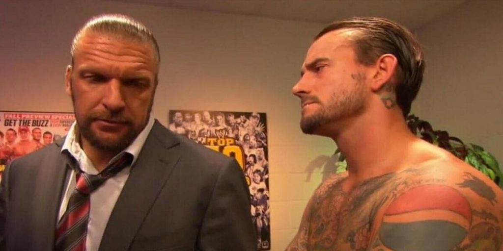 cm punk triple h