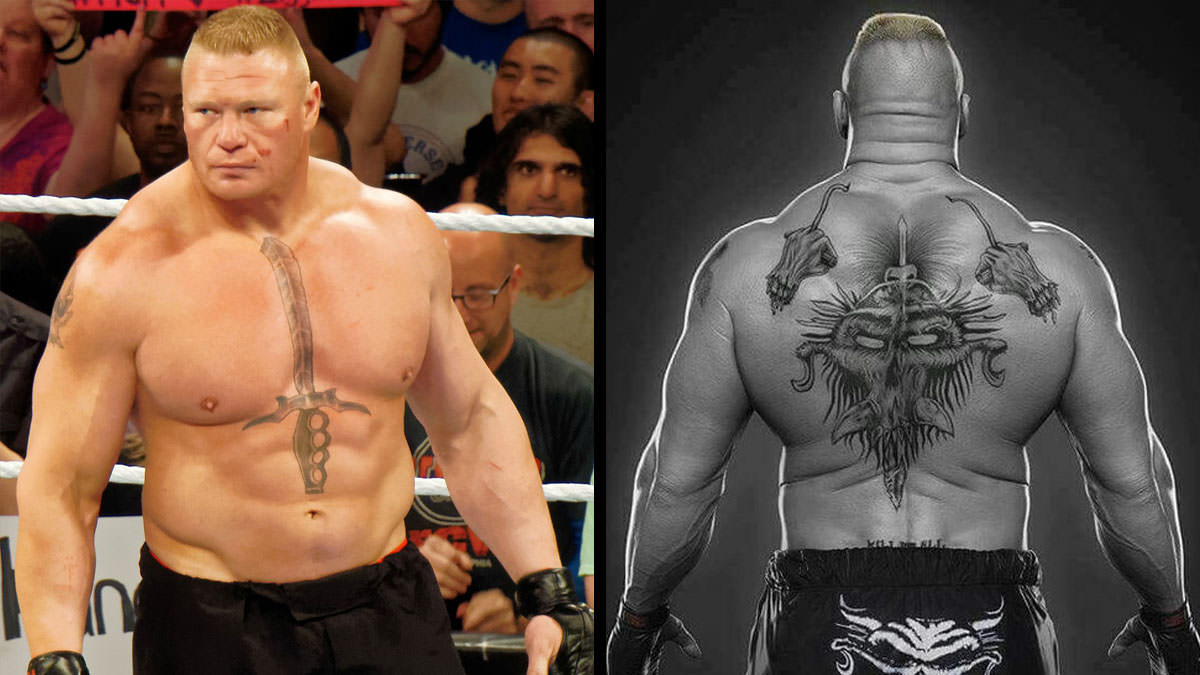 Brock Lesnar tattoo