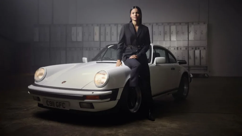 Emma Raducanu brand ambassador of Porsche.