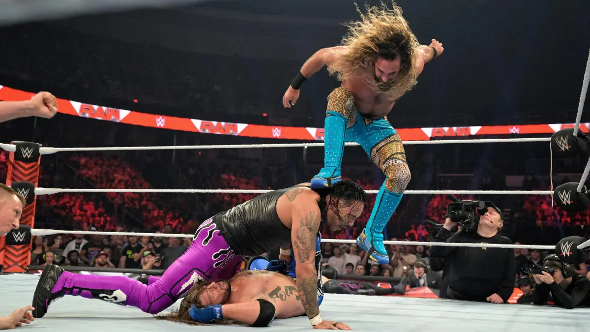 Seth Rollins & AJ Styles def. The Judgement Day on Monday Night RAW