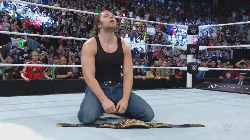 Dean Ambrose cash in the money in the bank contract.
