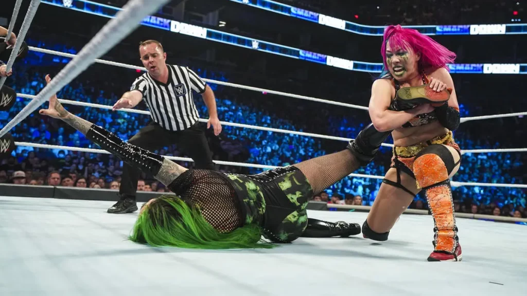 Asuka vs Shotzi wwe monroe la