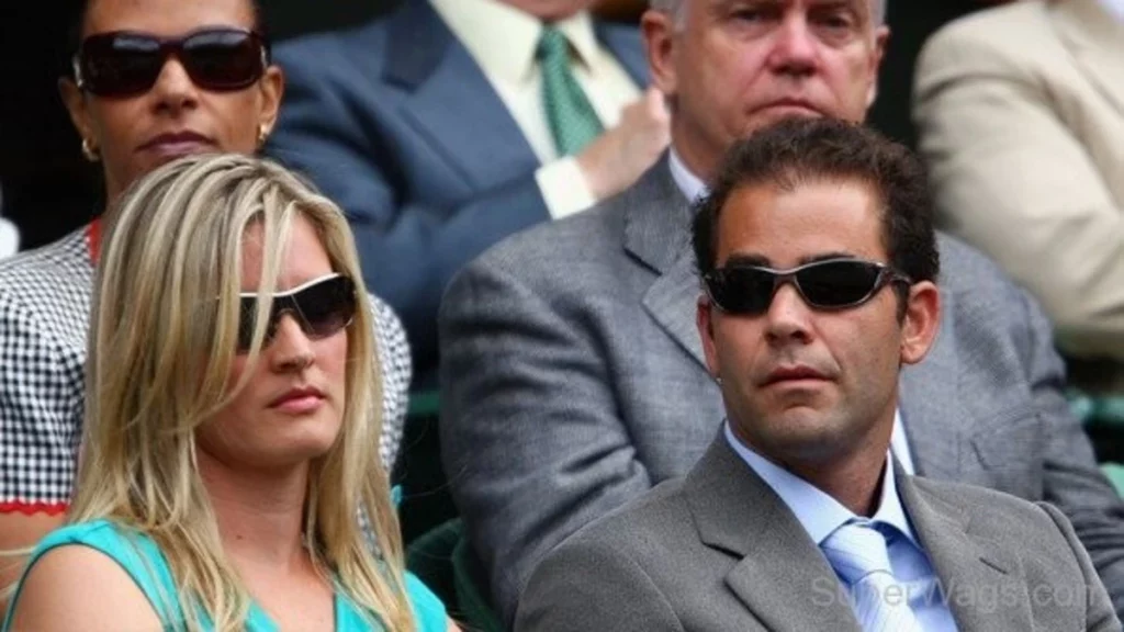 Pete Sampras with wife