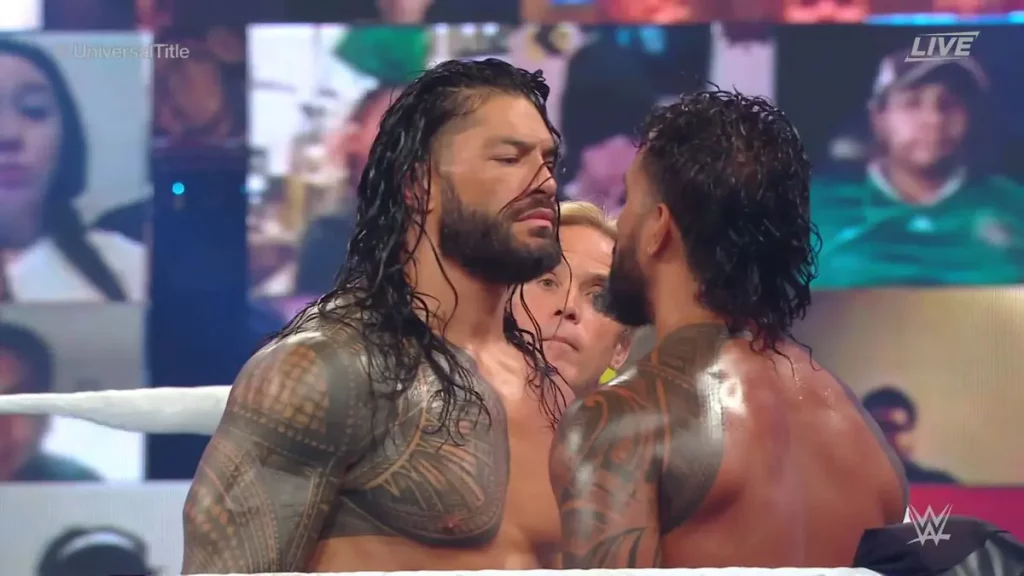Roman Reigns and Jey Uso Controversial Finish in Roman Reigns SummerSlam Match