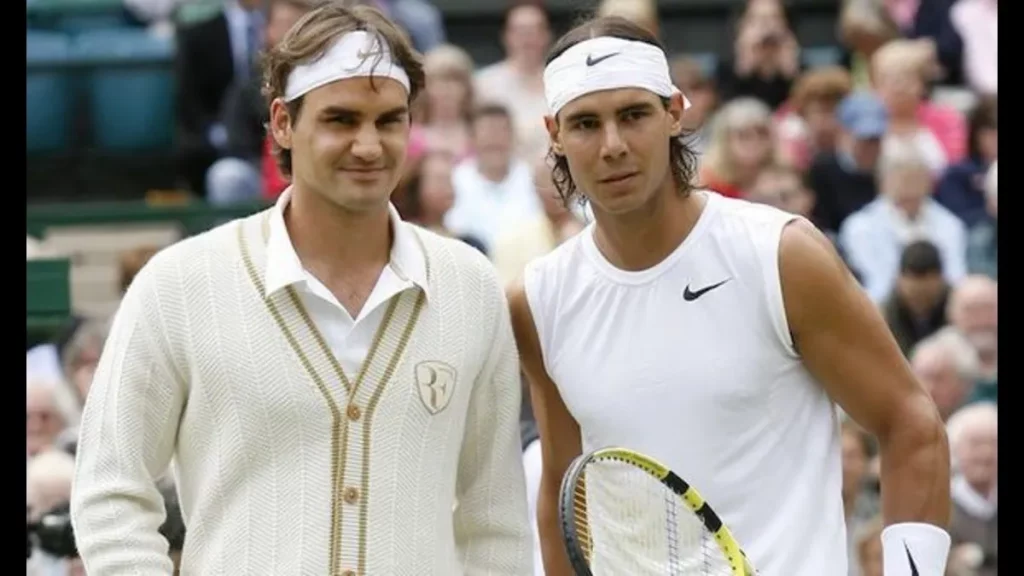 Roger Federer and Rafael Nadal