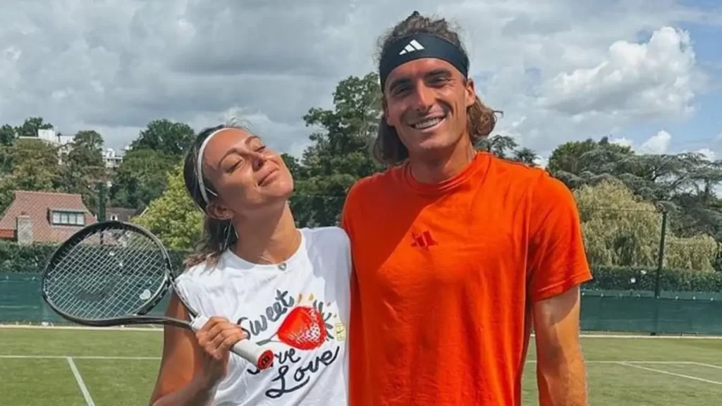 Stefanos Tsitsipas and Paula Badosa