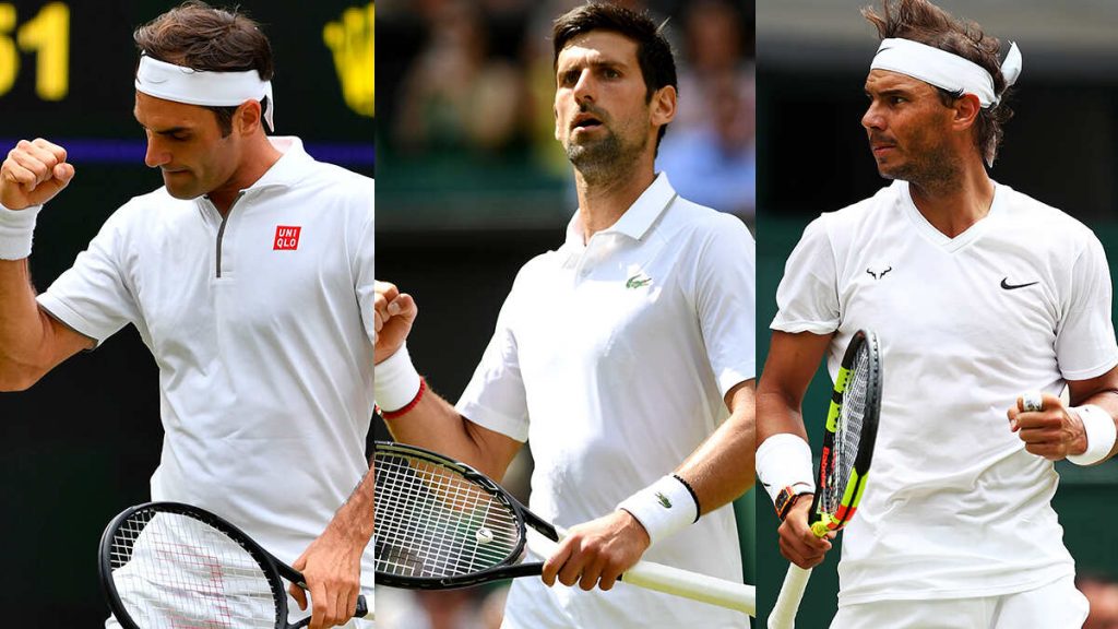 Roger Federer, Novak Djokovic, Rafael Nadal