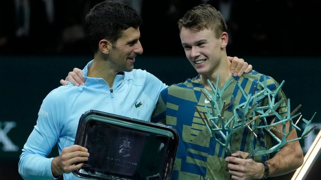 Novak Djokovic and Holger Rune