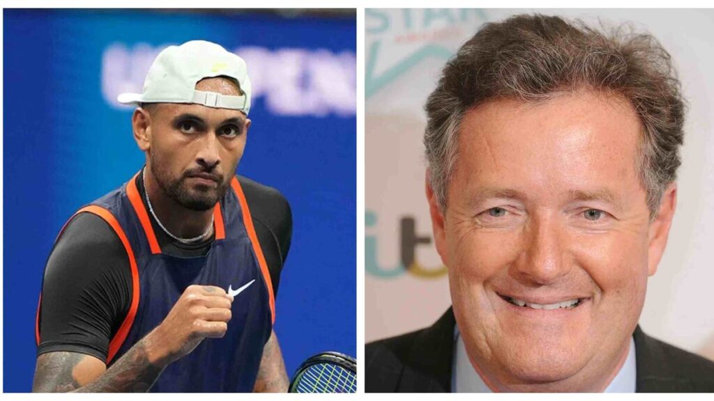 Nick Kyrgios and Piers Morgan