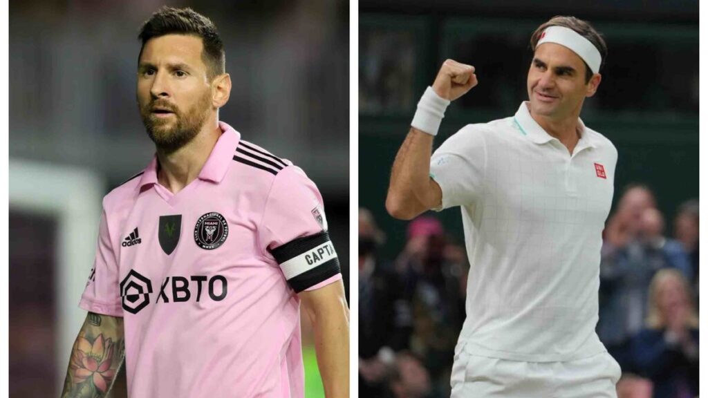 Lionel Messi and Roger Federer