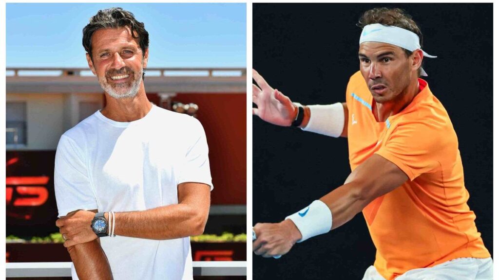 Rafael Nadal and Patrick Mouratoglou