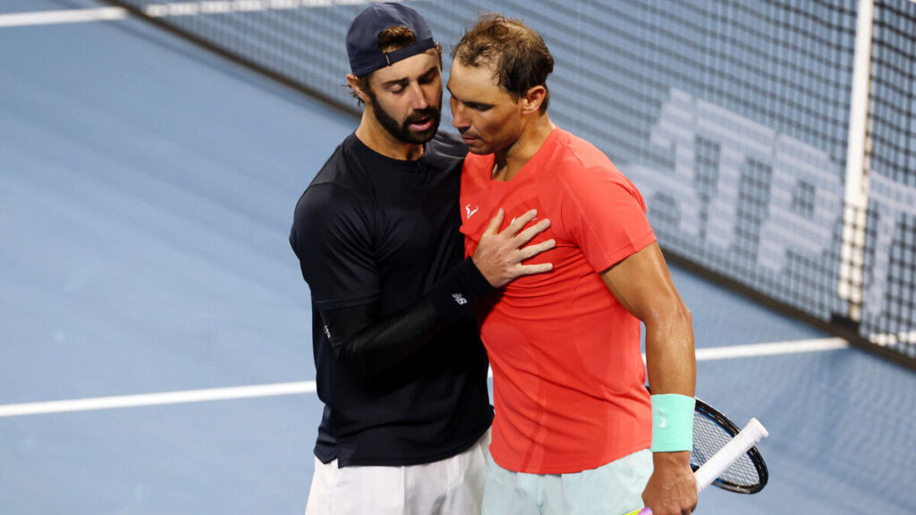 Rafael Nadal and Jordan Thompson