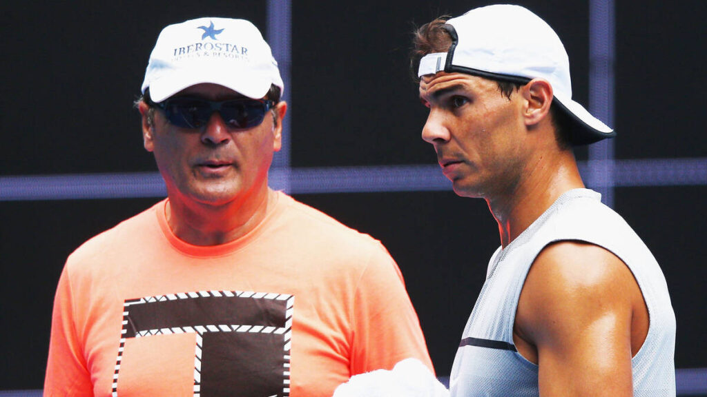 Rafael Nadal and Toni Nadal