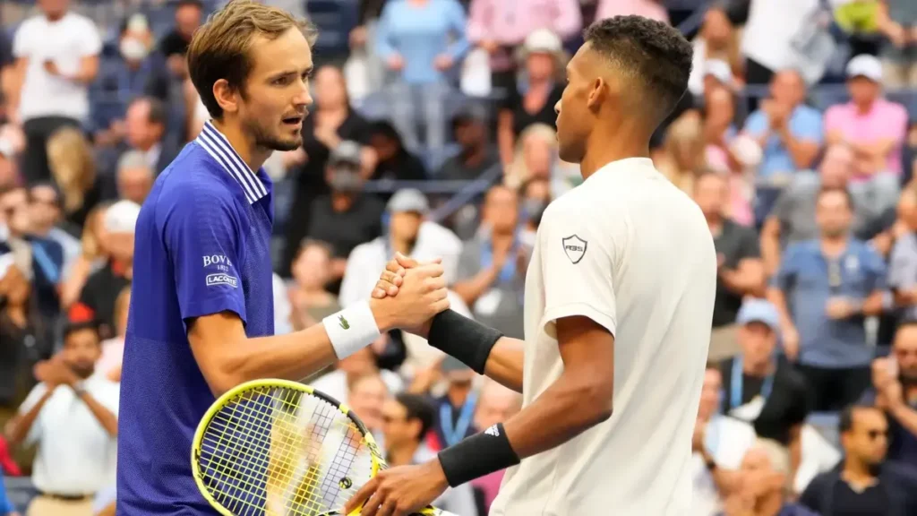 Daniil Medvedev and Felix Auger Aliassime