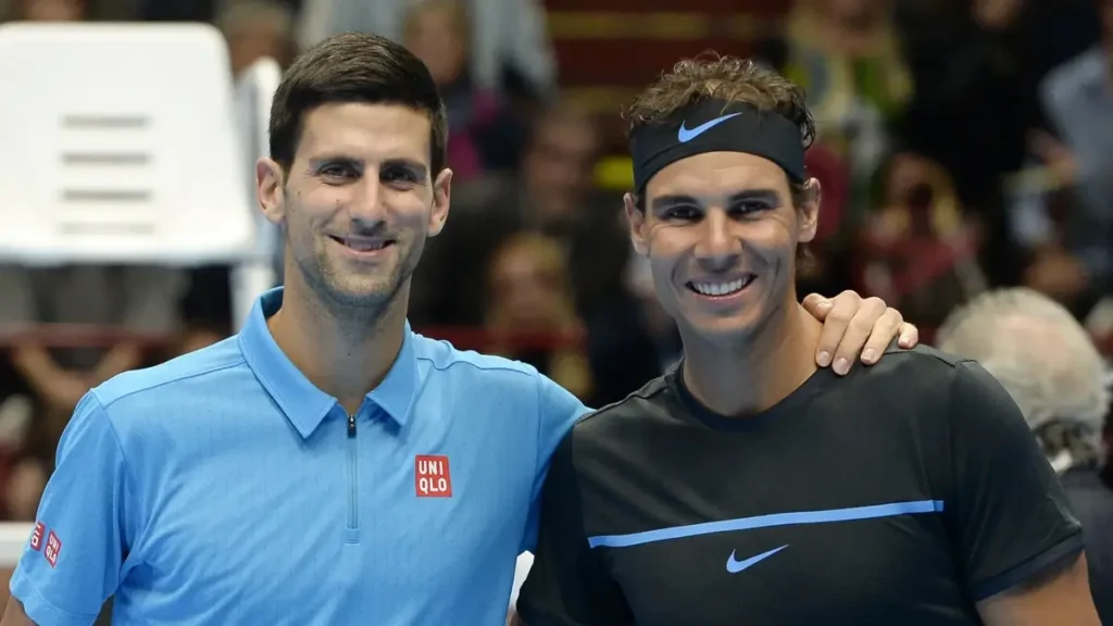 Rafael Nadal and Novak Djokovic