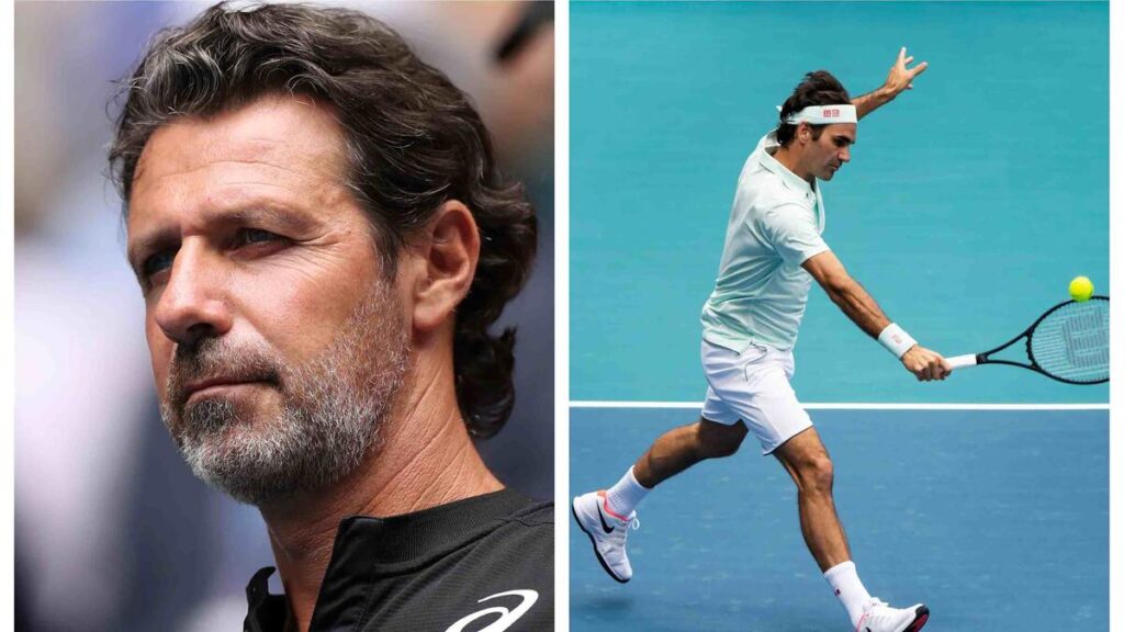 Patrick Mouratoglou and Roger Federer