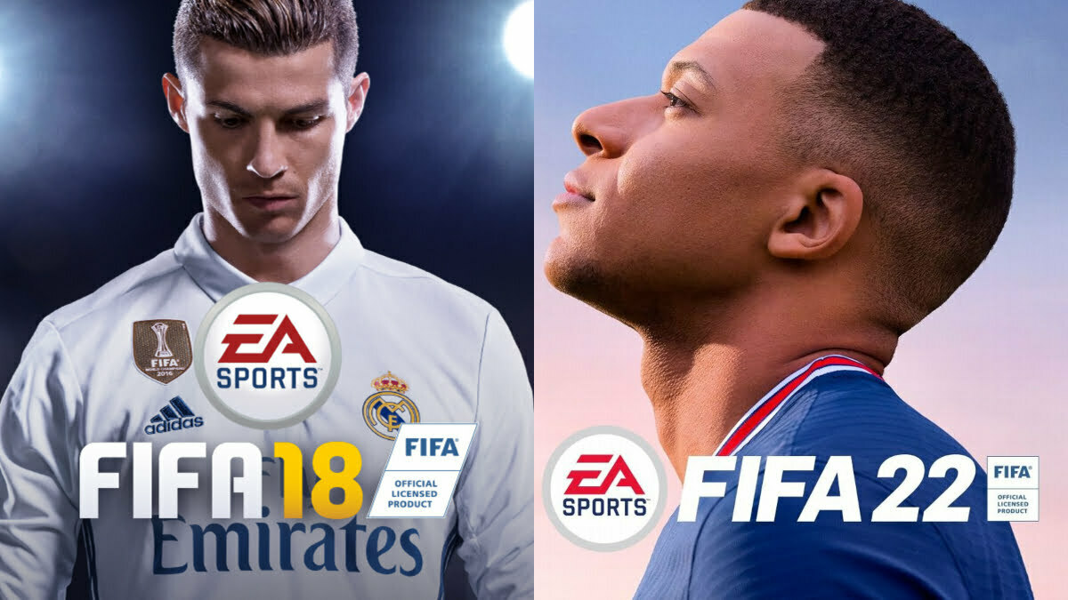 last 10 cover stars for the FIFA game