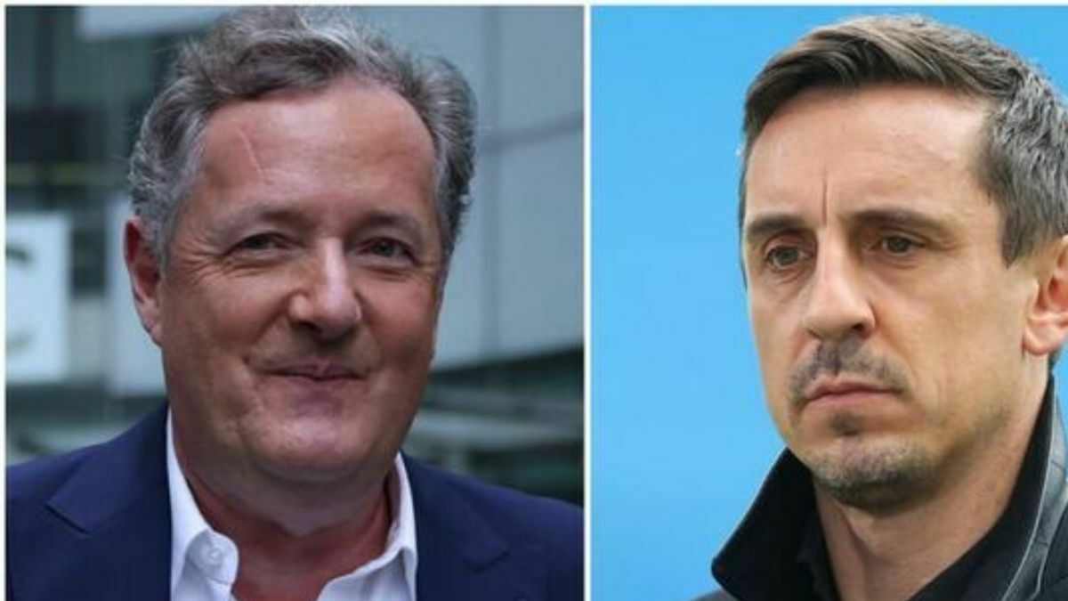 Gary Neville and Piers Morgan bet before Arsenal Vs Manchester United clash