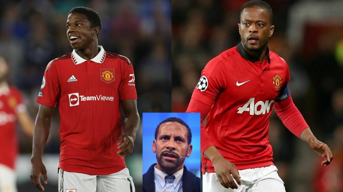 Rio Ferdinand compares Tyrell Malacia with Practice Evra