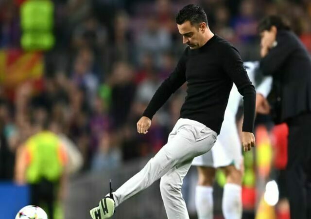 Xavi believes FC Barcelona should not compete in the Champions League