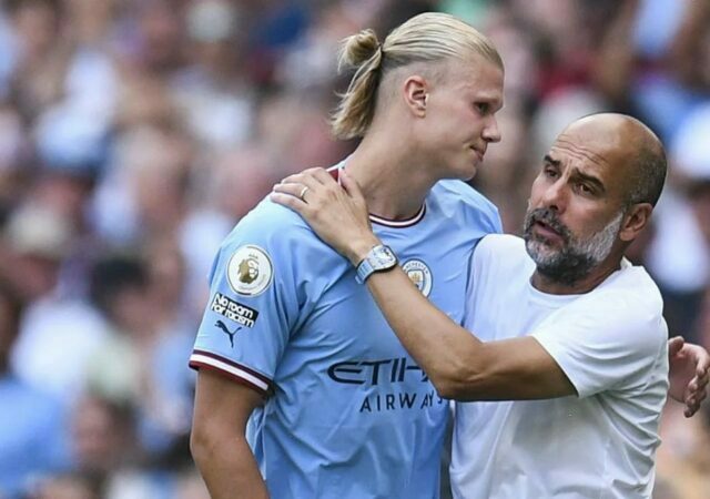 Pep Guardiola reveals Erling Haaland will have dry spells in his career