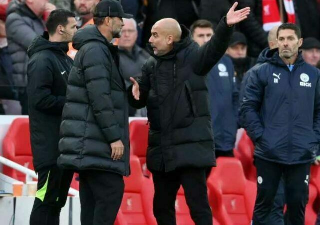 Jurgen Klopp apologised to Pep Guardiola