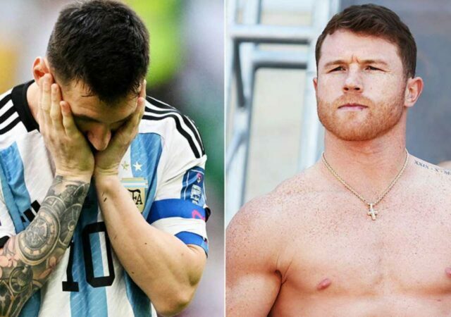 Canelo Alvarez threatens Lionel Messi