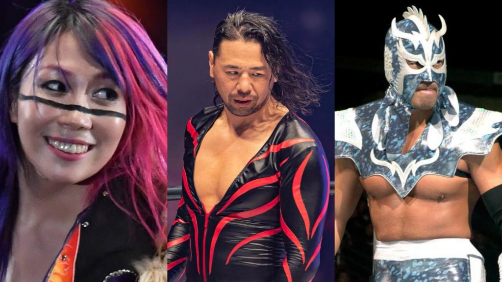 Top 10 Japanese Wrestlers in WWE History featuring Asuka and Shinsuke ...