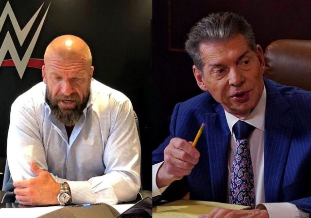 Triple H and Vince McMahon