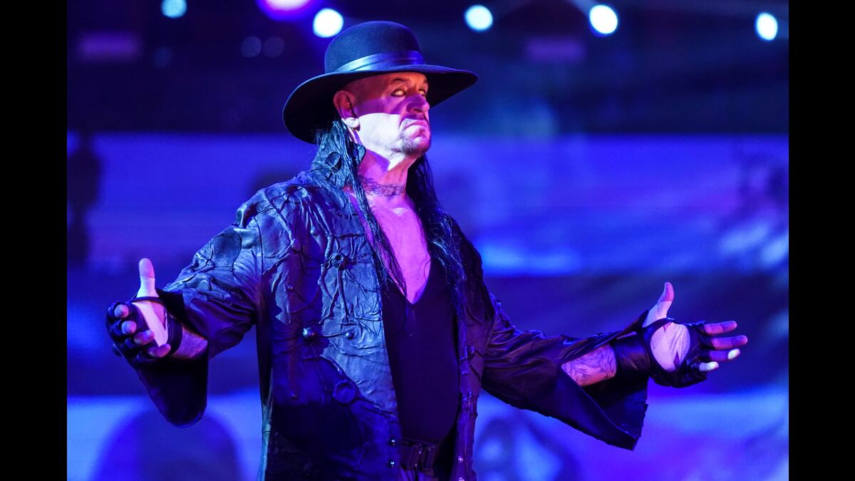 Who the undertaker really wanted to end his streak