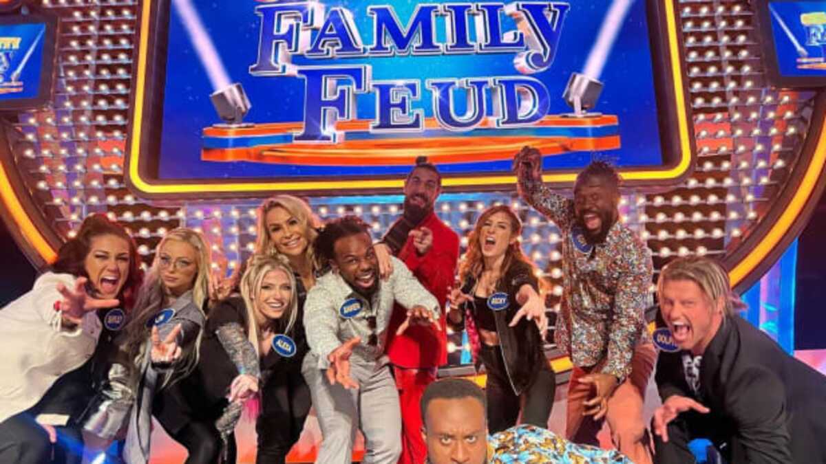 WWE superstars to appear on an episode of Celebrity Family Feud game