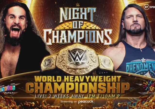 AJ Styles vs Seth Rollins