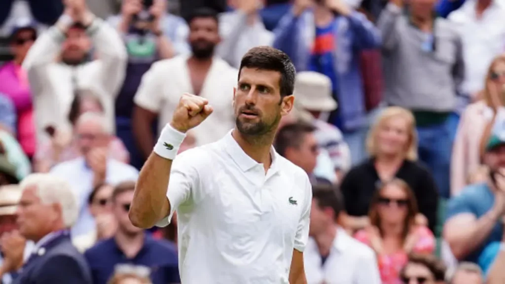 Novak Djokovic Wimbledon Day 3
