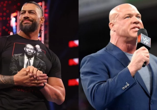 Kurt Angle Roman Reigns