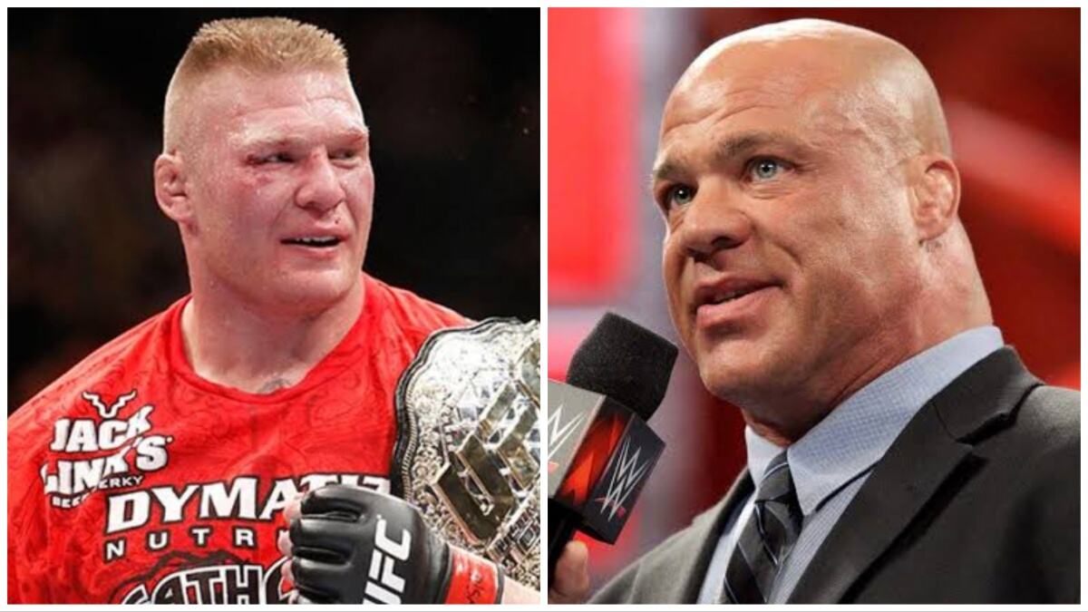 Kurt Angle makes a bold statement on Brock Lesnar