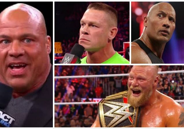 Kurt Angle lists his Greatest of all times, John Cena, The Rock and Brock Lesnar are not in the list