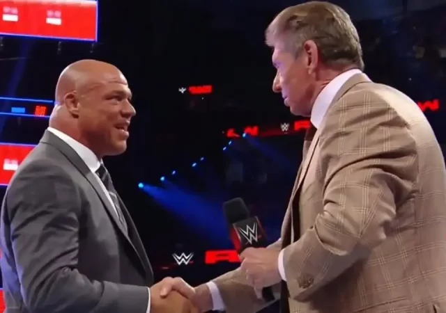 Kurt Angle Vince McMahon